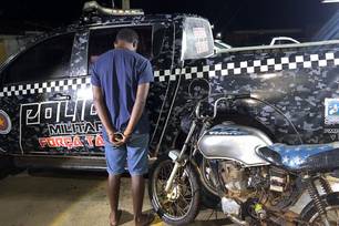 Suspeito de homicídio em Capitão Gervásio Oliveira é preso pela PM (Foto: Divulgação)