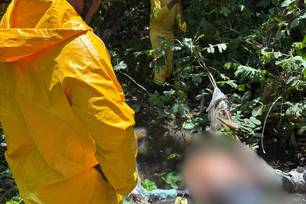 Bombeiros localizam corpo de homem que caiu em bueiro durante chuva em Teresina (Foto: Divulgação)