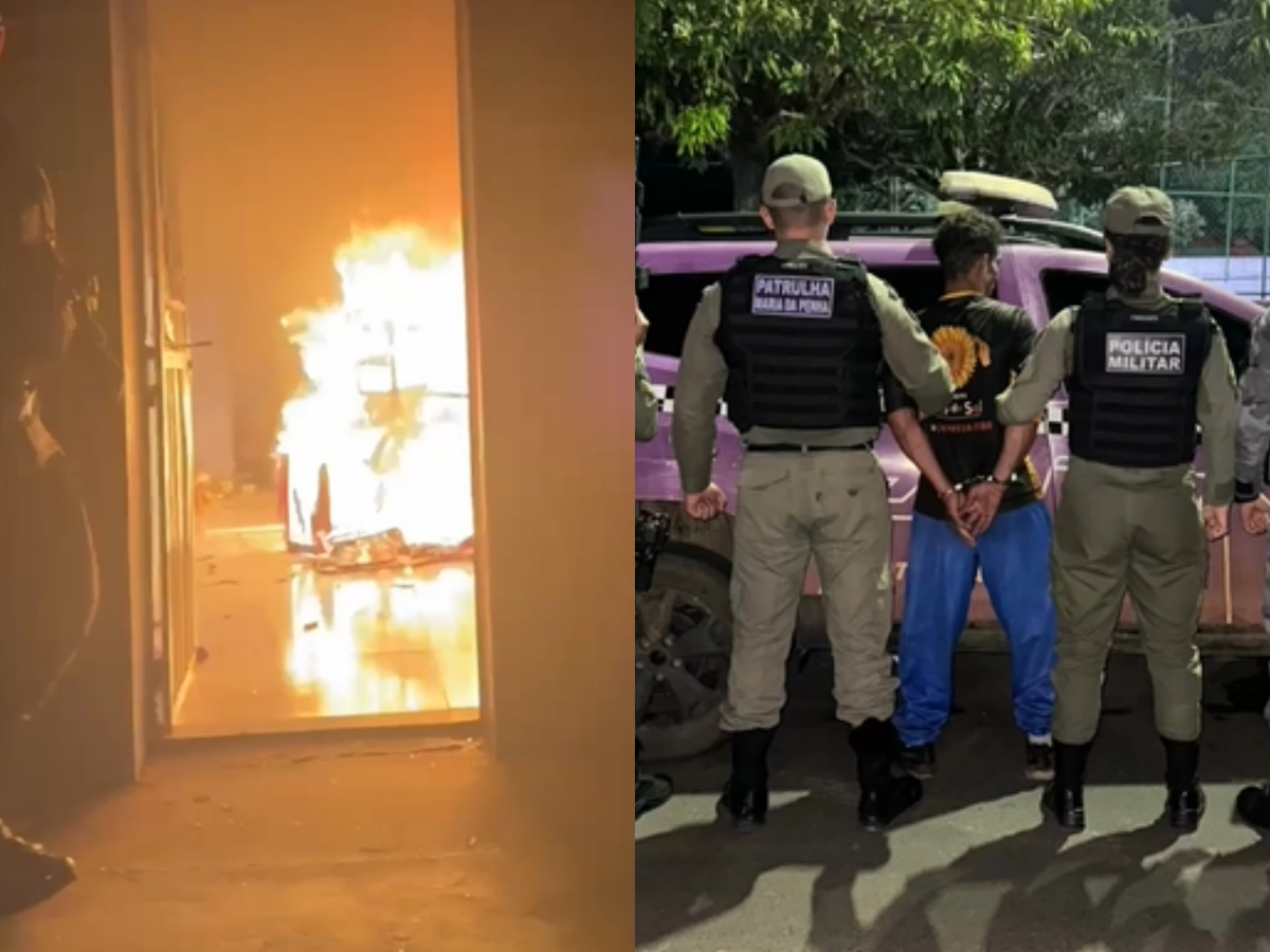 Homem é preso por agredir mulher e incendiar residência ao Sul do Piauí
