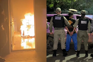 Homem é preso por agredir mulher e incendiar residência ao Sul do Piauí (Foto: Divulgação)