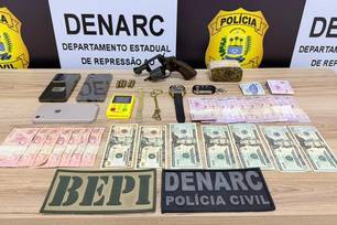 Polícias Civil e Militar prendem três homens durante operação integrada em Altos (Foto: Divulgação)