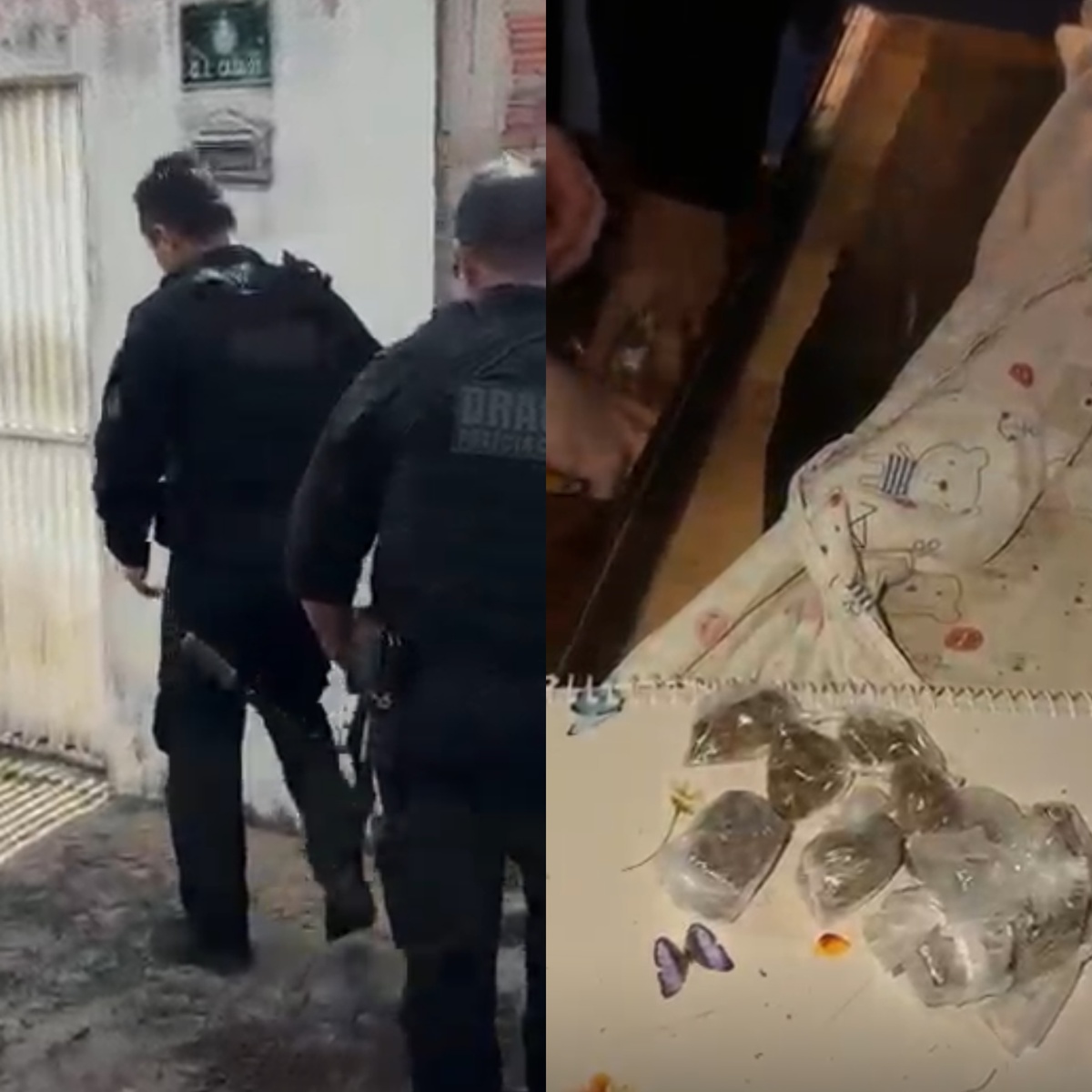 Diligências durante operação