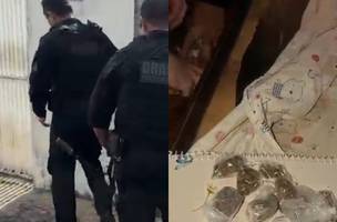 Diligências durante operação (Foto: Divulgação)