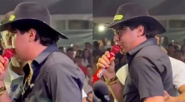 Homem ameaça agredir Nattanzinho Lima após invadir palco no Piauí e cantor reage