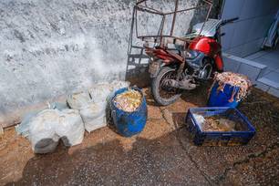 Polícia deflagra operação e fecha abatedouro clandestino de aves em Teresina (Foto: Divulgação)