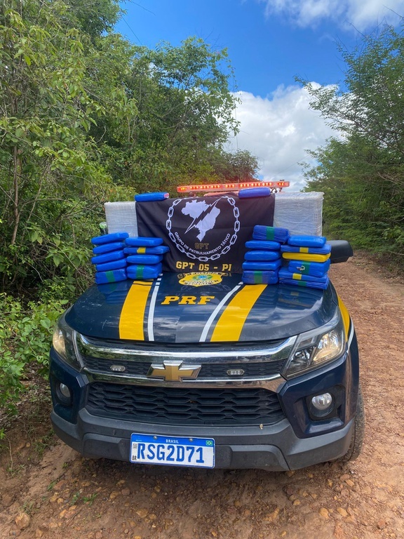 PRF apreende cerca de 90 quilos de skunk na Divisa do Piauí com o Maranhão