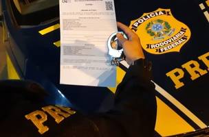 PRF prende foragido da Justiça por roubo na região da Tabuleta, em Teresina (Foto: Divulgação)