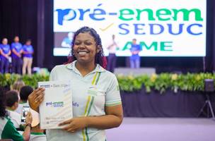 Seduc lança Pré-Enem 2026 com participação de 1.200 estudantes nesta quarta (27) (Foto: Divulgação)