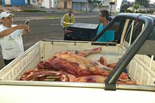 Vigilância Sanitária apreende 230 kg de carne irregular em Teresina