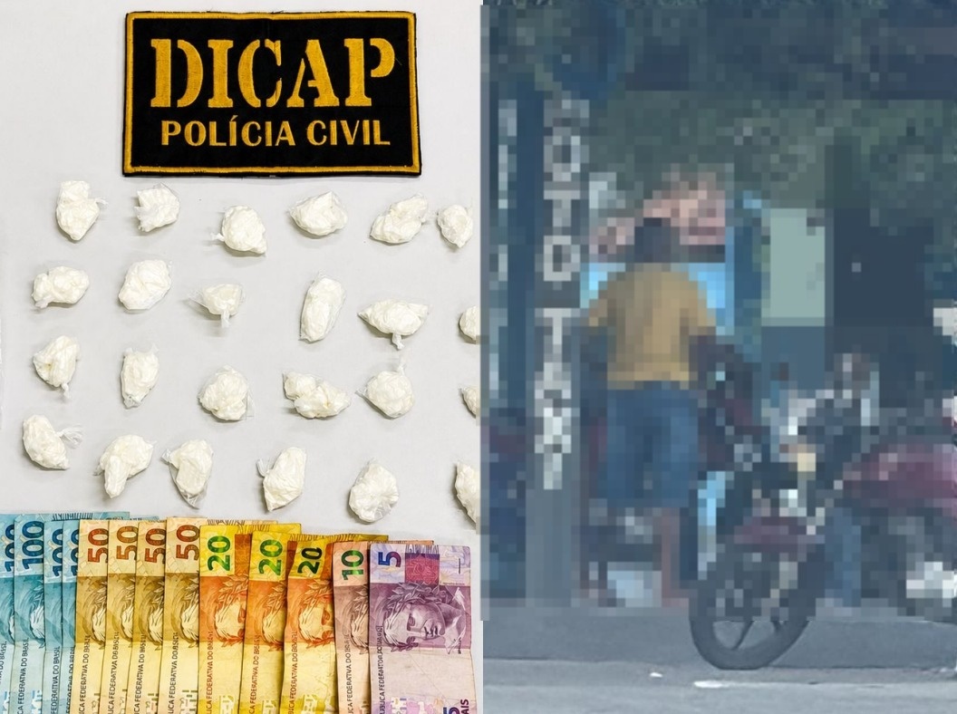 Mototaxista é preso em operação por fazer delivery de drogas em Timon (MA)
