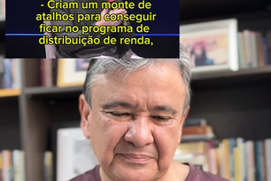 Wellington Dias mostra dados e rebate críticas de Luciano Huck ao Bolsa Família (Foto: Divulgação)