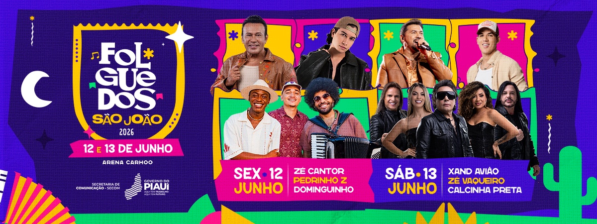 Confira a programação dos Folguedos São João em Teresina