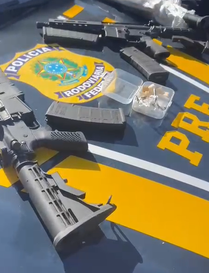 Homem é preso com três fuzis durante fiscalização na BR-316 em Picos