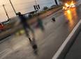 Homem morre e mulher fica ferida após acidente em Teresina; moto pegou fogo