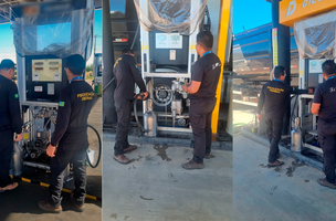 Operação do Imepi intensifica fiscalização em postos de combustíveis e combate fraudes no Piauí (Foto: Divulgação)