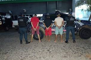 Polícia Militar prende três suspeitos e apreende drogas em oficina no Piauí (Foto: Divulgação)