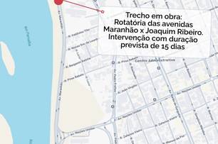 Após novo semáforo, STRANS inicia transformação de rotatória na Av. Maranhão