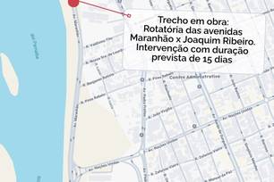 Após novo semáforo, STRANS inicia transformação de rotatória na Av. Maranhão