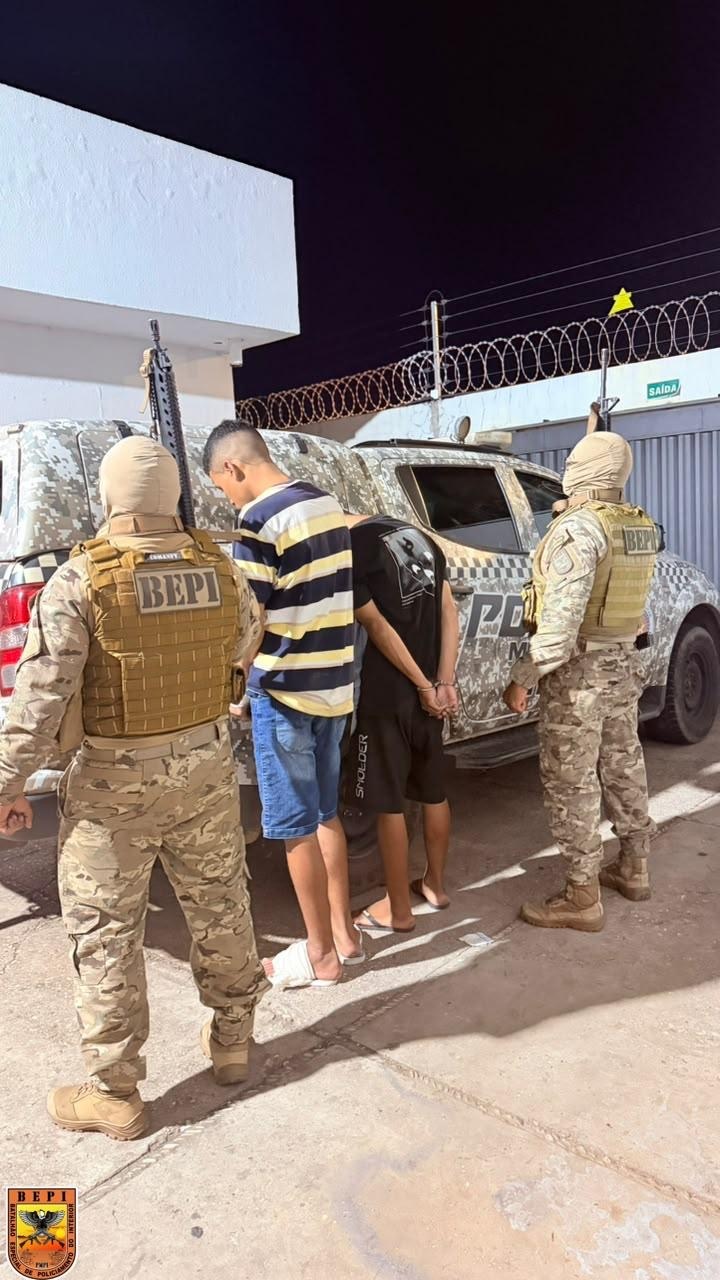 BEPI prende suspeitos e apreende arma e drogas na zona Sul de Teresina