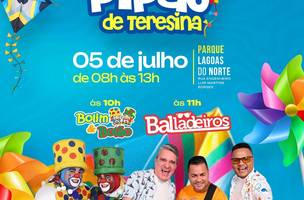 Festival de Pipas promove manhã de lazer, cultura e diversão em Teresina (Foto: Divulgação)