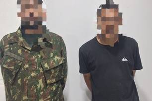 PM prende dois suspeitos de furto de celular de dentro de casa no Piauí (Foto: Divulgação)