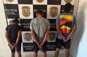 Polícia Civil prende três pessoas durante operação Saturação em Teresina (Foto: Divulgação)