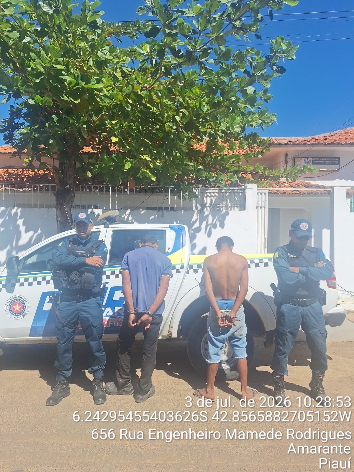 Polícia prende dois suspeitos por furto qualificado e receptação no Piauí