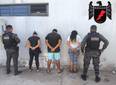 Rocam prende 3 pessoas e apreende pistola calibre .40 em posto de combustíveis