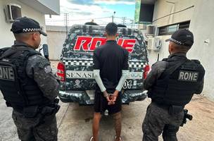 RONE prende homem com celular com registro de roubo em Teresina (Foto: Divulgação)