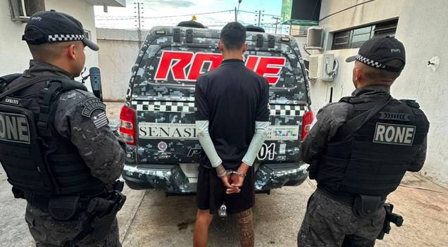 RONE prende homem com celular com registro de roubo em Teresina