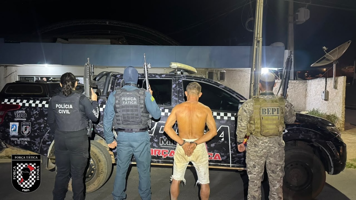 Ataque a tiros deixa um morto e dois feridos em bar no Piauí; suspeito é preso