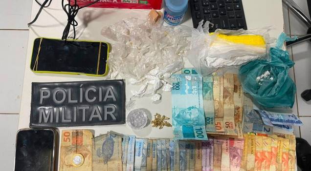 PM captura trio suspeito de tráfico de drogas no interior do Piauí