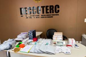 Polícia deflagra operação comercialização de produtos falsificados em Teresina (Foto: Divulgação)