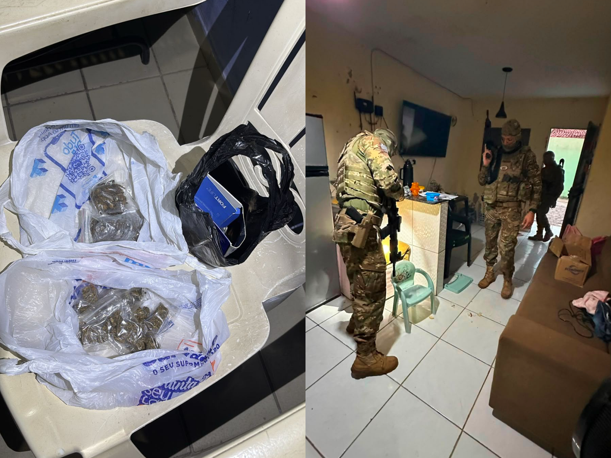 Polícia Militar prende suspeitos de tráfico de drogas em Teresina e Timon