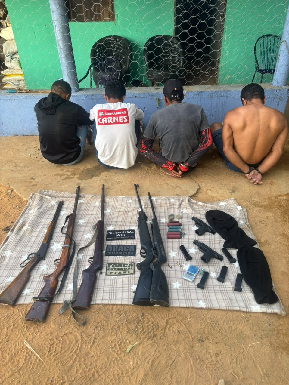 SSP deflagra operação contra o tráfico de drogas e prende 4 pessoas em Parnaguá