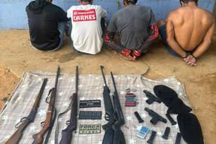 SSP deflagra operação contra o tráfico de drogas e prende 4 pessoas em Parnaguá (Foto: Divulgação)