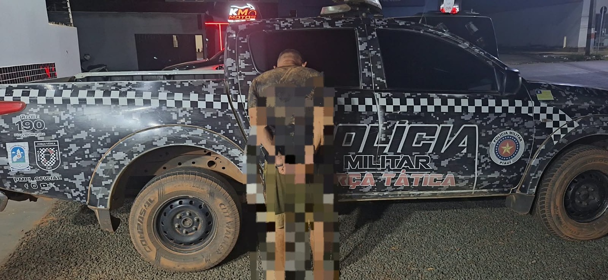 Condenado por homicídio tentar fugir por matagal, mas acaba preso no Piauí