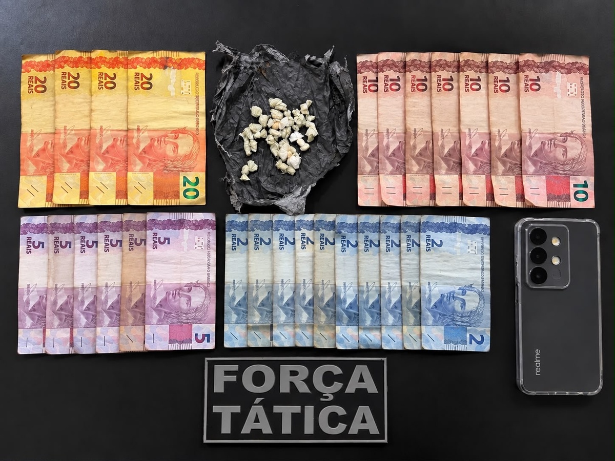 Dupla é presa com pedras de crack e dinheiro no interior do Piauí