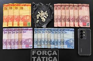 Dupla é presa com pedras de crack e dinheiro no interior do Piauí (Foto: Divulgação)