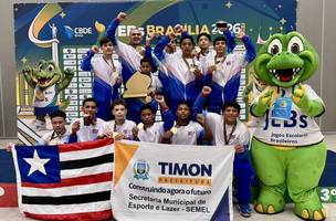Equipe de handebol de Timon vence Jogos Escolares Brasileiros (Foto: Divulgação)