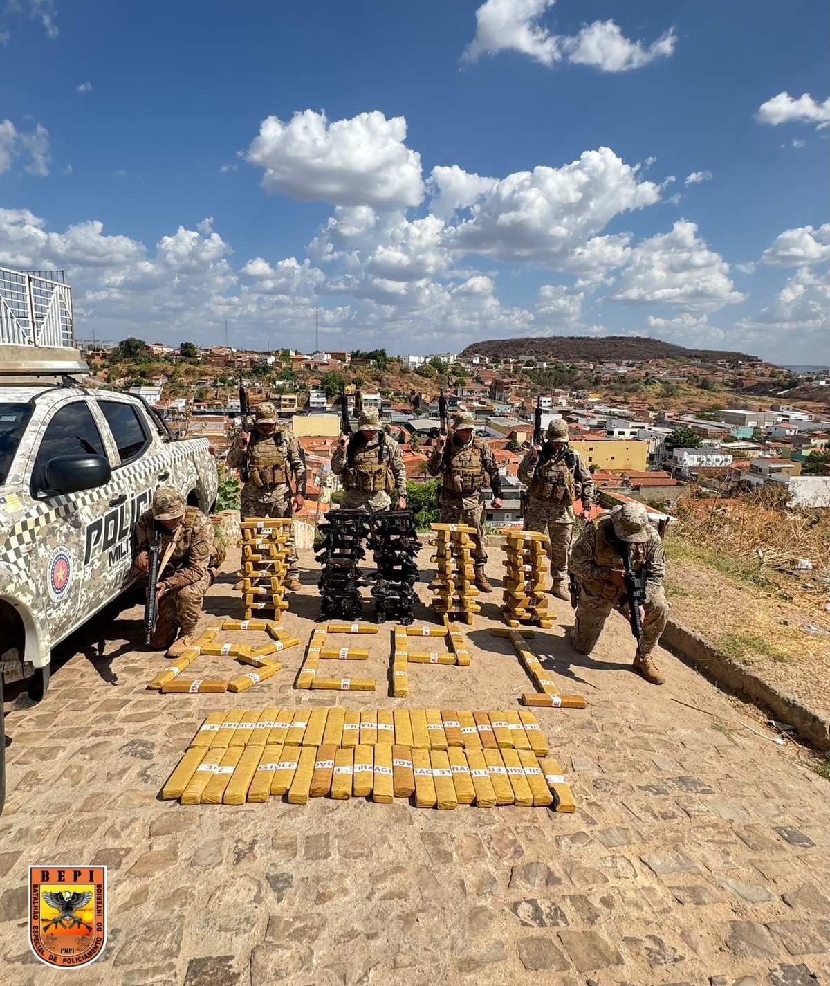 PM apreende cerca de 150 kg de maconha e outros entorpecentes no Piauí
