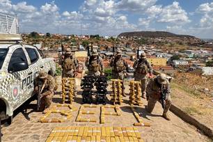 PM apreende cerca de 150 kg de maconha e outros entorpecentes no Piauí (Foto: Divulgação)