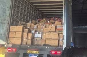 PM recupera carga de café avaliada em R$ 1,1 milhão entre PI e PE (Foto: Divulgação)