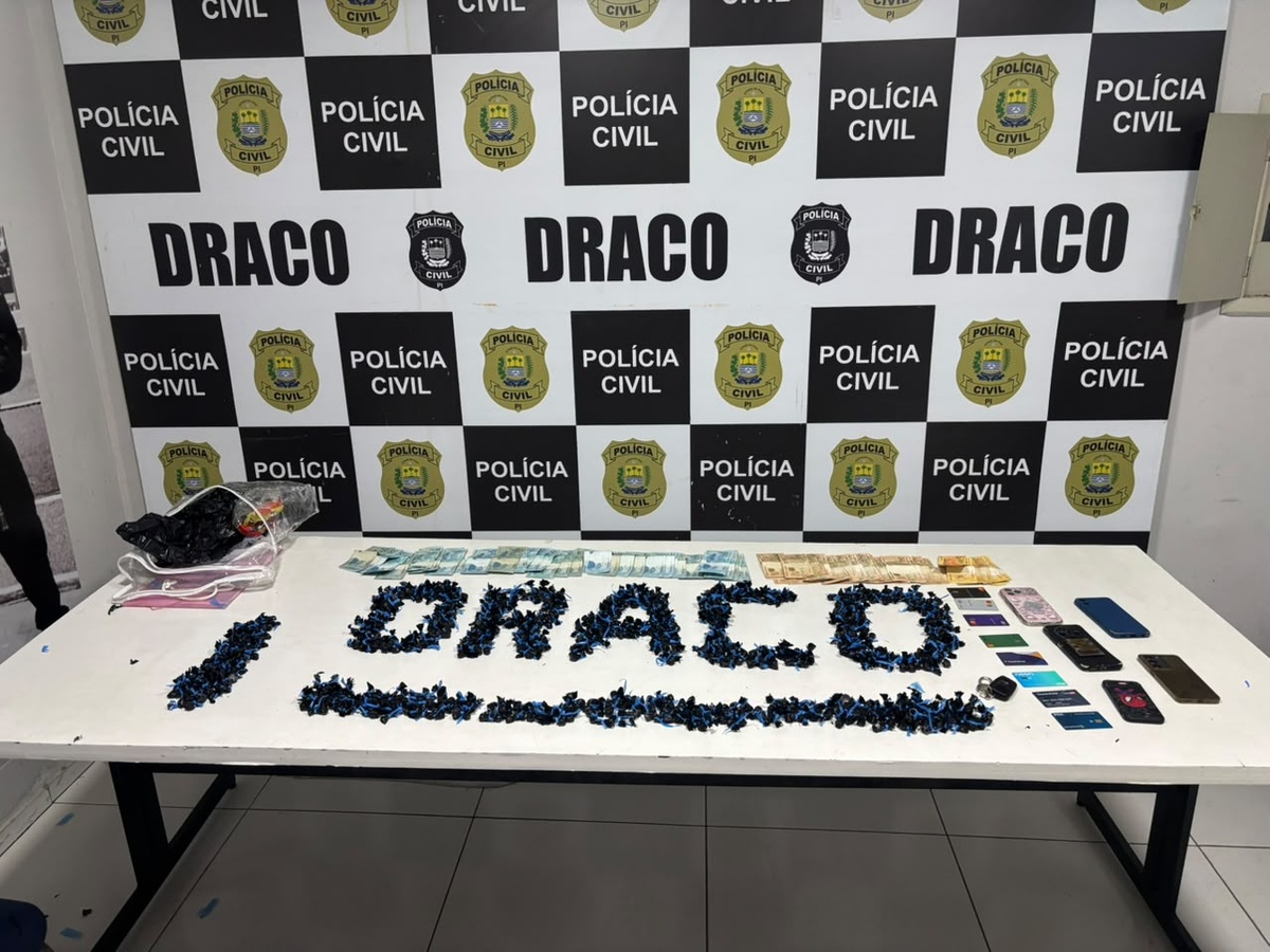 Polícia faz operação em ponto de armazenamento de drogas entre Teresina e Timon