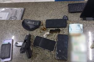 Suspeitos de integrar facções são capturados em carro de App no litoral do Piauí (Foto: Divulgação)